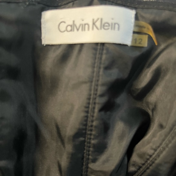 Calvin Klein black strapless fit n flare dress - Picture 4 of 5